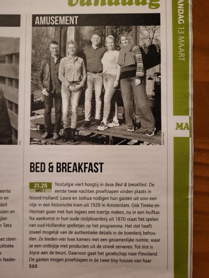 B & B De Tocht Berkhout Exterior foto